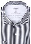 Produktbild fr 'OLYMP Luxor modern fit 24/Seven Hemd Langarm New Kent Kragen Streifen schwarz'