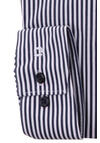 Produktbild fr 'OLYMP Luxor modern fit 24/Seven Hemd Langarm New Kent Kragen Streifen dunkelblau'