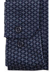 Produktbild fr 'OLYMP No.Six 24/Seven super slim Businesshemd Langarm Muster dunkelblau'