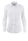 Produktbild fr 'PURE Slim Fit Bluse Langarm Hemdkragen wei'