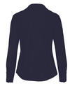 Produktbild fr 'PURE Slim Fit Bluse Langarm Hemdkragen schwarz'