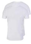 Produktbild für 'PURE Slim Fit T-Shirt Doppelpack V-Ausschnitt weiß'