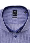 Produktbild fr 'PURE Modern Fit Hemd Langarm Haifischkragen Muster blau'