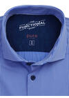 Produktbild fr 'PURE Slim Fit Functional Hemd Langarm Streifen trkis'