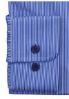 Produktbild fr 'PURE Slim Fit Functional Hemd Langarm Streifen trkis'