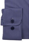 Produktbild fr 'PURE Slim Fit Functional Hemd Langarm Streifen dunkelblau'