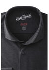 Produktbild fr 'PURE Slim Fit Hemd Langarm Haifischkragen Functional Stretch dunkelgrau'