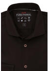 Produktbild fr 'PURE Slim Fit Hemd Langarm Haifischkragen Stretch Struktur dunkelbraun'