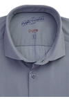 Produktbild fr 'PURE Slim Fit Hemd Langarm Haifischkragen Stretch Struktur hellgrau'