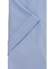 Produktbild fr 'PURE Slim Fit Hemd Halbarm Haifischkragen Stretch Struktur hellblau'