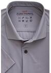 Produktbild fr 'PURE Slim Fit Hemd Halbarm Haifischkragen Stretch Struktur rauchblau'