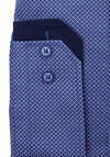 Produktbild fr 'PURE Slim Fit Hemd Langarm Haifischkragen Muster dunkelblau'
