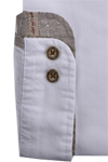 Produktbild fr 'PURE Slim Fit Trachtenhemd Langarm Stehkragen wei'
