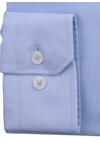Produktbild fr 'PURE Slim Fit Hemd Langarm New Kent Kragen reine Baumwolle eisblau'
