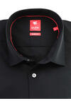 Produktbild fr 'PURE Slim Fit Hemd Langarm Haifischkragen Stretch schwarz'