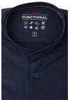 Produktbild fr 'PURE Slim Fit Hemd Langarm Stehkragen Functional Stretch nachtblau'