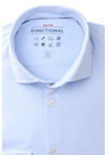 Produktbild fr 'PURE Slim Fit Functional Hemd Langarm Haifischkragen Muster blau'