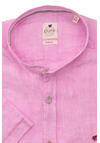 Produktbild fr 'PURE Casual Fit Hemd Kurzarm Stehkragen Leinen rosa'