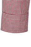 Produktbild fr 'PURE Slim Fit Trachtenhemd Langarm Button Down Kragen Karo rot'