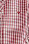 Produktbild fr 'PURE Slim Fit Trachtenhemd Langarm Button Down Kragen Karo rot'