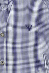 Produktbild fr 'PURE Slim Fit Trachtenhemd Langarm Button Down Kragen Karo dunkelblau'