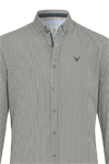 Produktbild fr 'PURE Slim Fit Trachtenhemd Langarm Button Down Kragen Karo oliv'