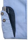 Produktbild fr 'PURE Slim Fit Trachtenhemd Langarm Button Down Kragen Karo hellblau'