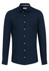 Produktbild fr 'PURE Casual Fit Hemd Langarm New Kent Kragen nachtblau'