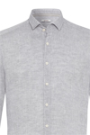 Produktbild f�r 'PURE Casual Fit Hemd Langarm New Kent Kragen hellgrau'