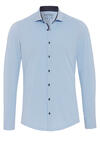 Produktbild fr 'PURE Slim Fit Functional Hemd Langarm Haifischkragen Jersey hellblau'