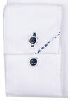Produktbild fr 'R2 AMSTERDAM Modern Fit Hemd Langarm Haifischkragen Twill wei'