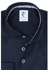 Produktbild fr 'R2 AMSTERDAM Modern Fit Hemd Langarm Haifischkragen Twill dunkelblau'