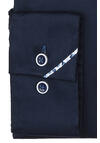 Produktbild fr 'R2 AMSTERDAM Modern Fit Hemd Langarm Haifischkragen Twill dunkelblau'
