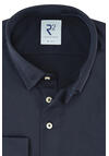 Produktbild fr 'R2 AMSTERDAM Modern Fit Hemd Langarm New Kent Kragen dunkelblau'