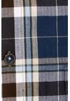 Produktbild fr 'REDMOND Modern Fit Hemd Langarm New Kent Kragen Karo blau'