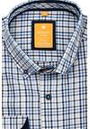 Produktbild fr 'REDMOND Modern Fit Hemd Langarm Button Down Kragen bgelleicht Karo blau'