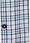 Produktbild fr 'REDMOND Modern Fit Hemd Langarm Button Down Kragen bgelleicht Karo blau'