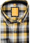 Produktbild fr 'REDMOND Modern Fit Hemd Langarm Button Down Kragen Karo gelb'