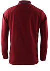 Produktbild fr 'REDMOND Poloshirt Comfort Fit Langarm Polokragen geknpft dunkelrot'