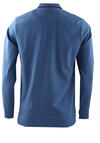 Produktbild fr 'REDMOND Poloshirt Comfort Fit Langarm Polokragen geknpft mittelblau'