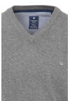 Produktbild fr 'REDMOND Casual Pullover V-Ausschnitt mittelgrau'