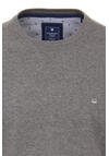 Produktbild fr 'REDMOND Pullover Langarm Rundhals Strick mittelgrau'