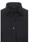 Produktbild fr 'REDMOND Slim Fit Hemd Langarm New Kent Kragen Twill schwarz'