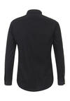 Produktbild fr 'REDMOND Slim Fit Hemd Langarm New Kent Kragen Twill schwarz'