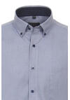 Produktbild fr 'REDMOND Slim Fit Hemd Langarm Button Down Kragen Struktur hellblau'
