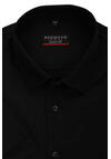 Produktbild fr 'REDMOND Modern Fit Hemd Halbarm New Kent Kragen schwarz'