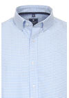 Produktbild fr 'Redmond Comfort Fit Hemd Langarm Button Down Kragen Karo hellblau'