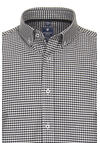 Produktbild fr 'Redmond Comfort Fit Hemd Langarm Button Down Kragen Karo schwarz'