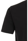 Produktbild fr 'REDMOND T-Shirt Halbarm Rundhals Pique schwarz'