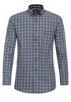Produktbild fr 'REDMOND Comfort Fit Hemd Langarm Button Down Kragen Karo blau'